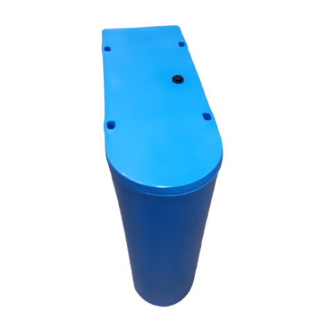 Gateway Ponton, Y-Bom ohne Profilaufnahme, blau, 190 Liter, PE