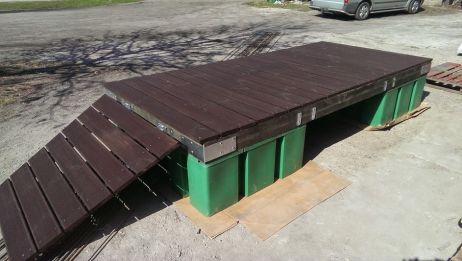 Ponton grün, 200 Liter, PE