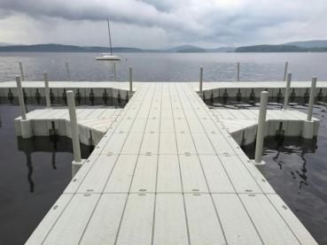 Schwimmsteg mit Endverbindern 492 x 246 cm