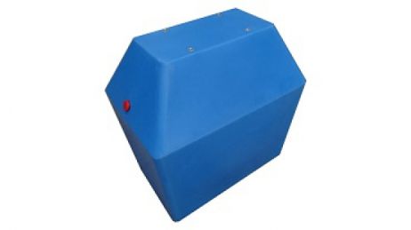 Gateway Ponton / Schwimmsteg Ponton Y-Boom, blau, Edelstahlgewinde, 110 Liter, PE