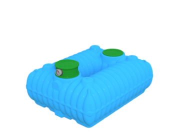 Zisterne / Regenwasser Erdtank FLAT 3000 Liter, PE