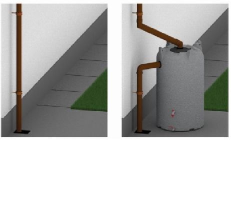 Cistern / rainwater tank / water tank garden, Aquatower 1000 liters, Polyethylene