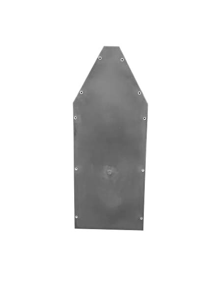 Pontoon boat end piece