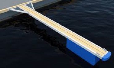 Gateway Ponton / Floating docks Pontoon Y-Bom, blue, 110 liter, Polyethylene