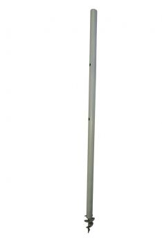 Stainless Steel Anchor Pole with Spiral Auger 2.0 m