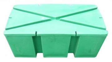 Pontoon green, 200 Liter, Polyethylene