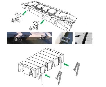 Drive-on platform for jet skis - Standard version