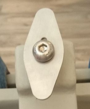 Accessory set consisting of screw/ring/washer for the basic modular system NL/WP, stainless steel