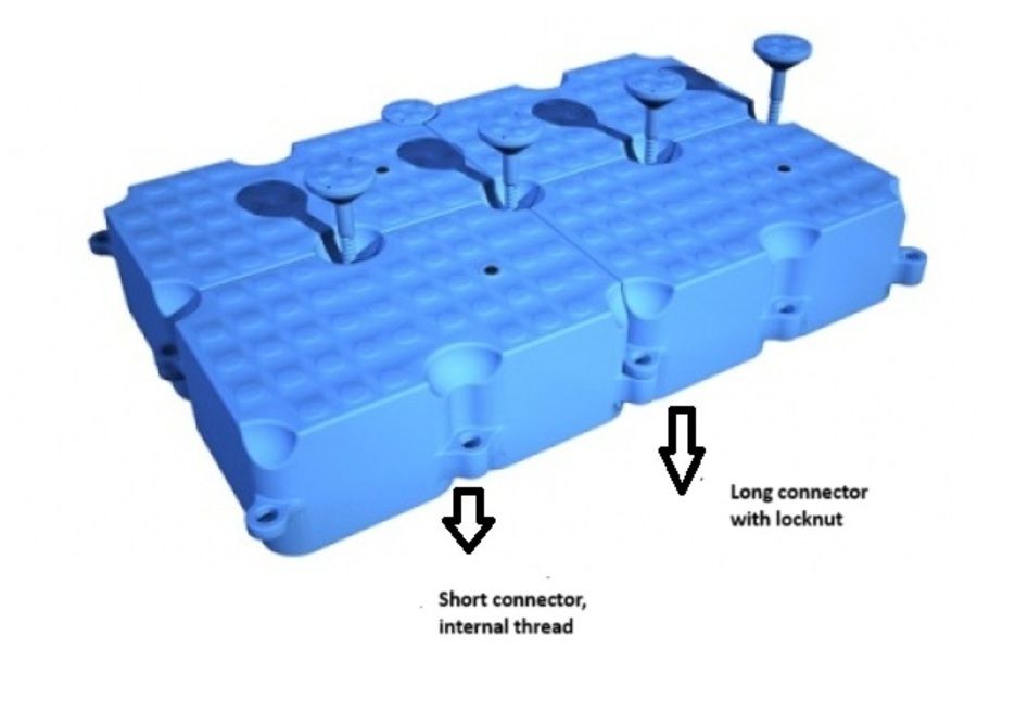 Connector for FLEX Cube pontoon system I