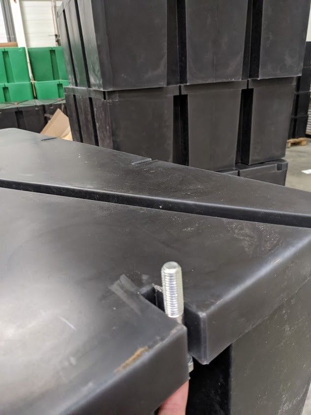 Pontoon green, 200 Liter, Polyethylene