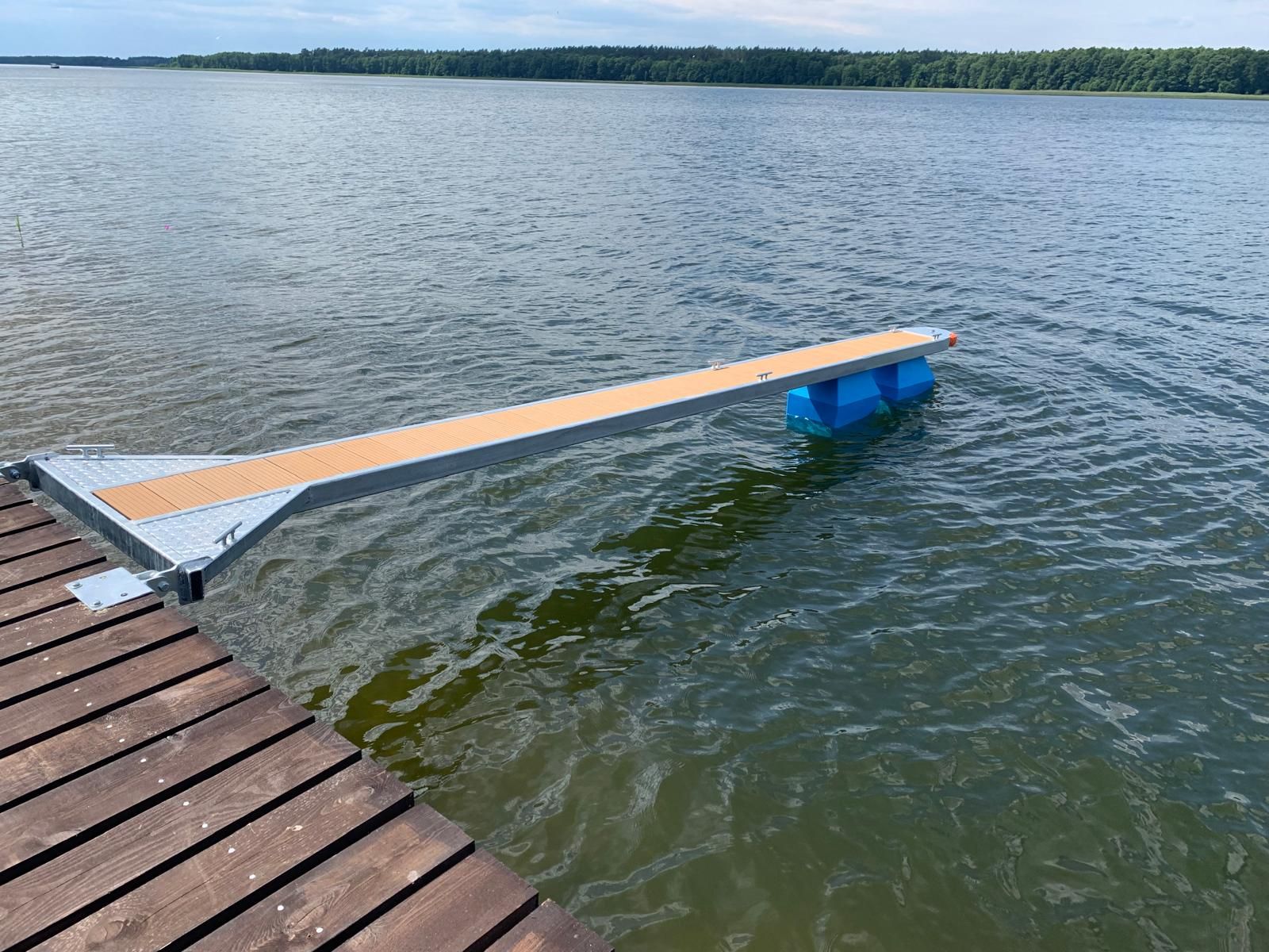 Gateway Pontoon, Y-Bom float with profile holder, black, 190 liters, Polyethylene