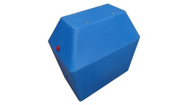 Gateway Ponton / Floating docks Pontoon Y-Bom, blue, Stainless steel thread, 110 liter, Polyethylene