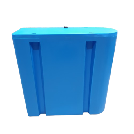 Ponton Gateway, flotteur Y-Bom sans support profilé, bleu, 190 litres, polyéthylène