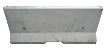Barrière routière en béton U-14 b BPPS-2 simple face, certifiée CE