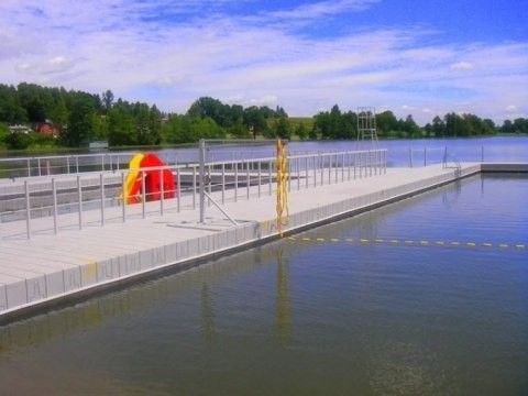 Quai flottant modulaire 738×123×50 cm