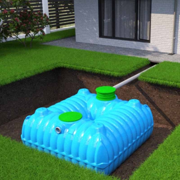 Zisterne Regenwasser Erdtank FLAT 3000 l