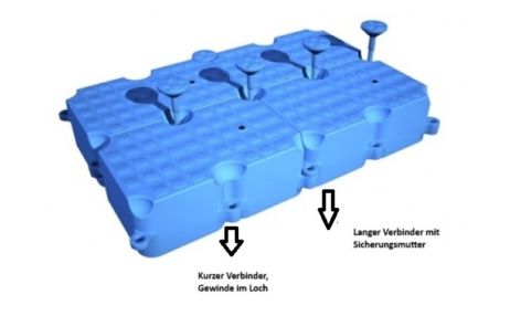 Connettore per sistema pontone FLEX Cube I