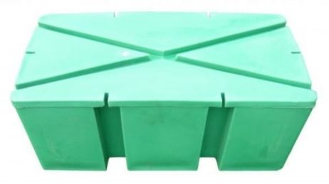 Pontone verde, 200 litri, polietilene