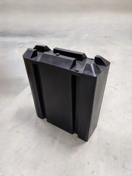 Gateway Pontoon, galleggiante Y-Bom con supporto per profilo, nero, 190 litri, polietilene