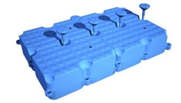 Modulo galleggiante per pontone FLEX Cube I (110x70x34 cm)