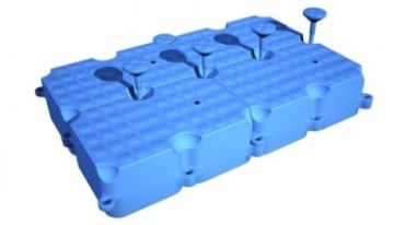Modulo galleggiante per pontone FLEX Cube I (110x70x34 cm)
