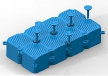 Modulo galleggiante pontone FLEX Cube II (100x50x44 cm)