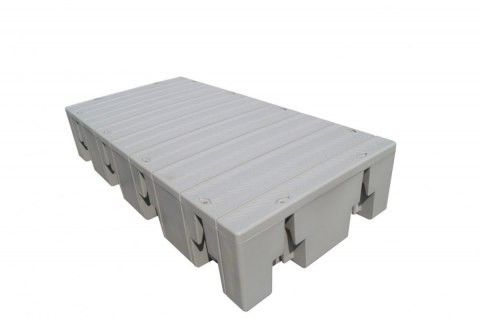 Pontile galleggiante modulare 738×123×50 cm