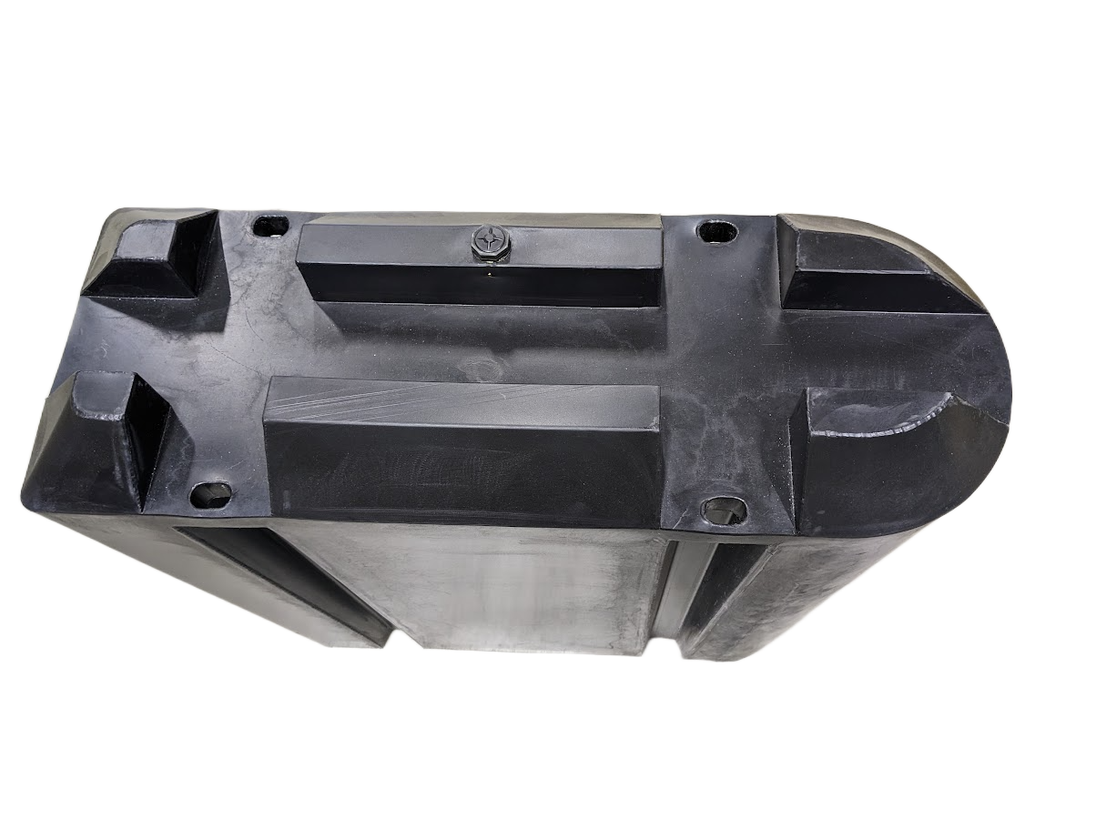 Gateway Pontoon, galleggiante Y-Bom con supporto per profilo, nero, 190 litri, polietilene