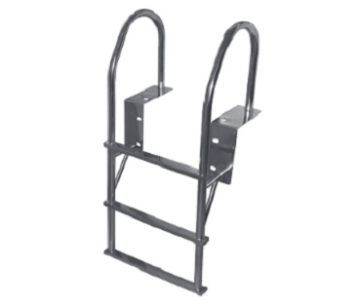 Zwemtrap voor het basis modulaire systeem highboard/diepboard, RVS