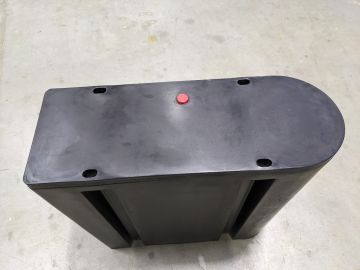 Gateway Pontoon, Y-Bom vlotter zonder profielhouder, zwart, 190 liter, PE