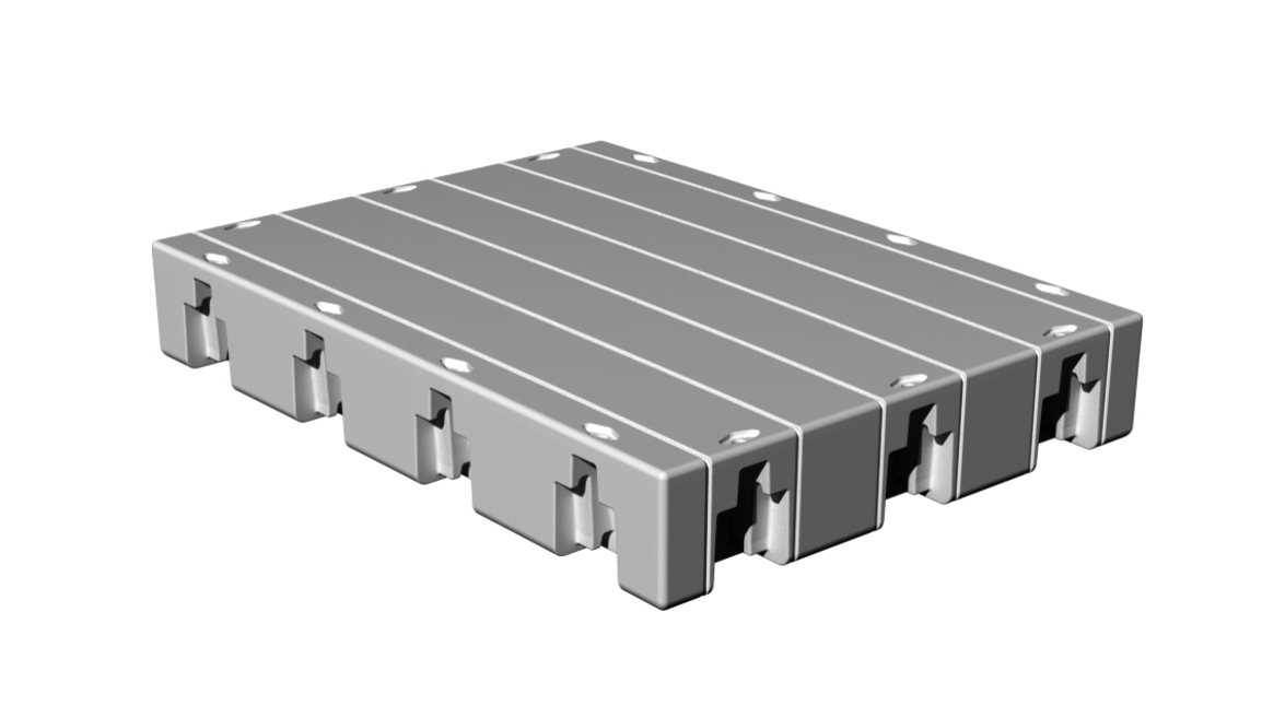 Modulair dock - basismodule - 116 x 155 cm