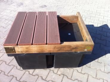 Ponton groen, 200 Liter, Polyethyleen