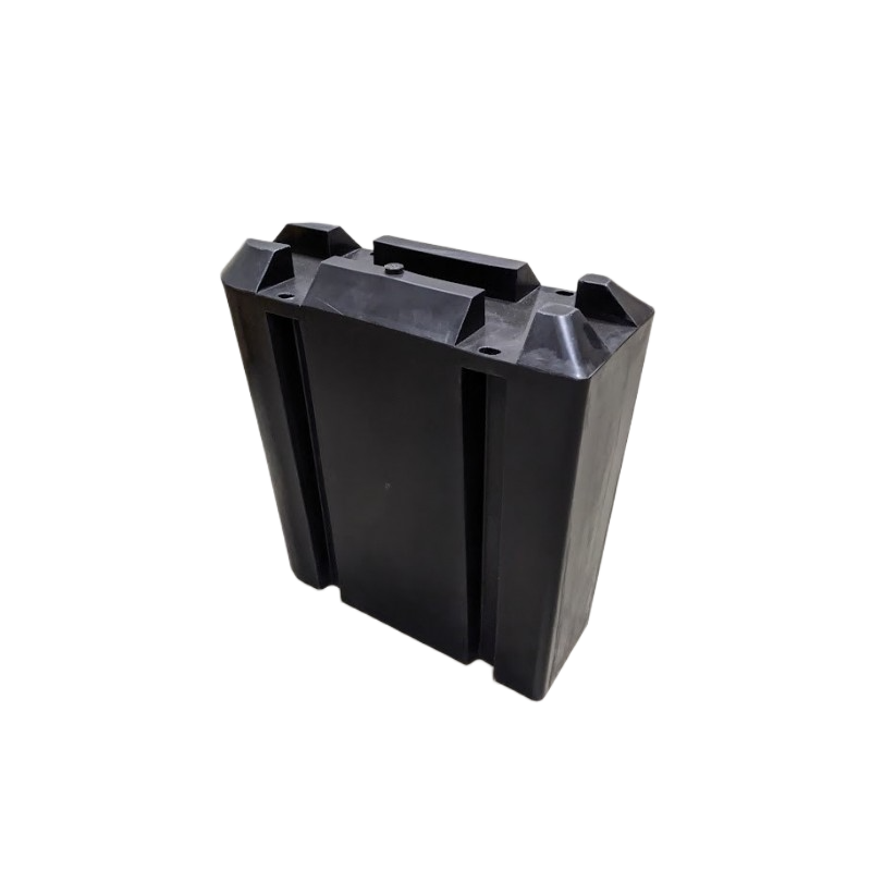 Gateway Pontoon, Y-Bom drijver met profielhouder, zwart, 190 liter, Polyethyleen