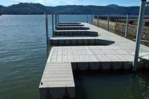 Modulair dock - 232 x 620 x 25 cm